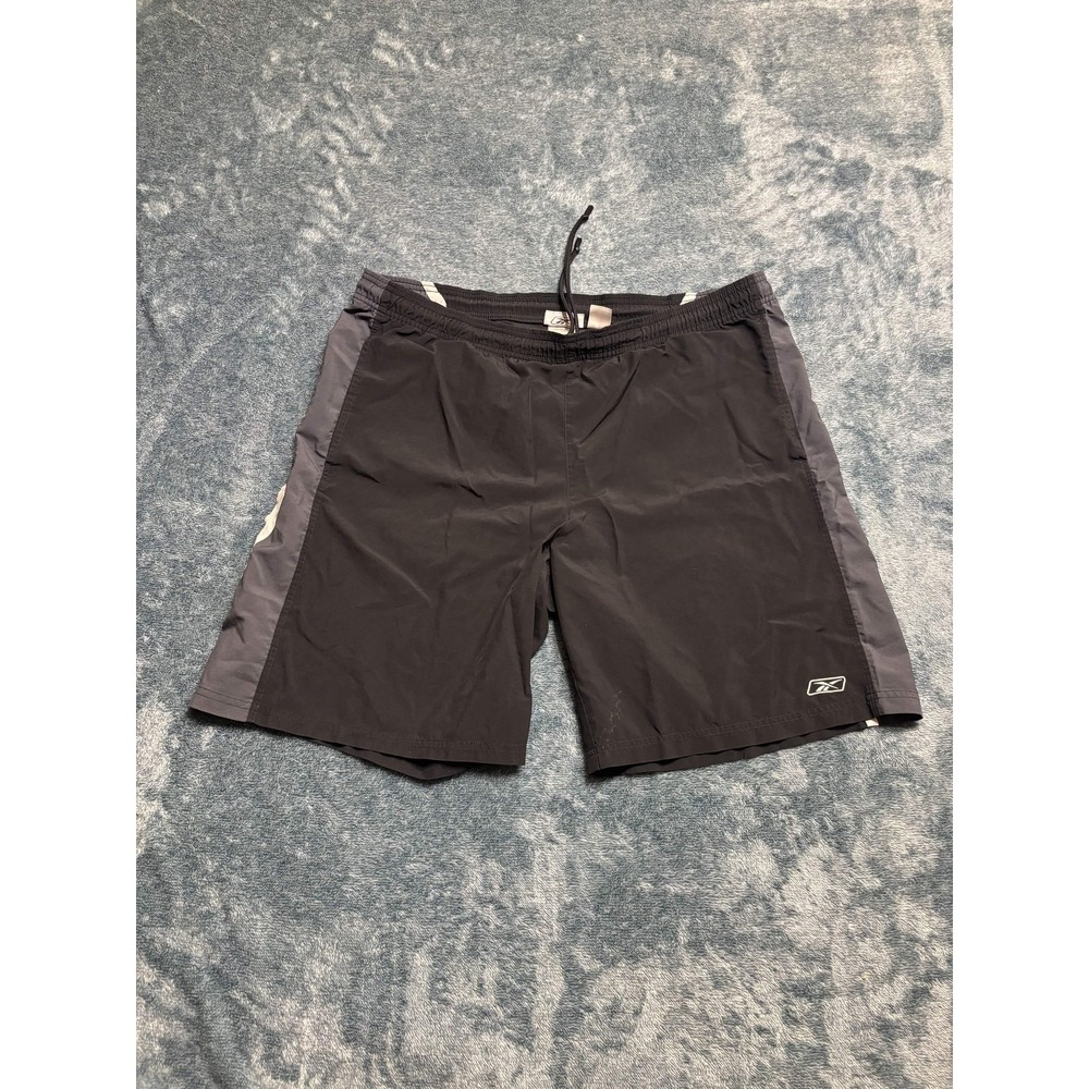 Reebok Men's Black Athletic Shorts Size Medium Woven Performance Gym